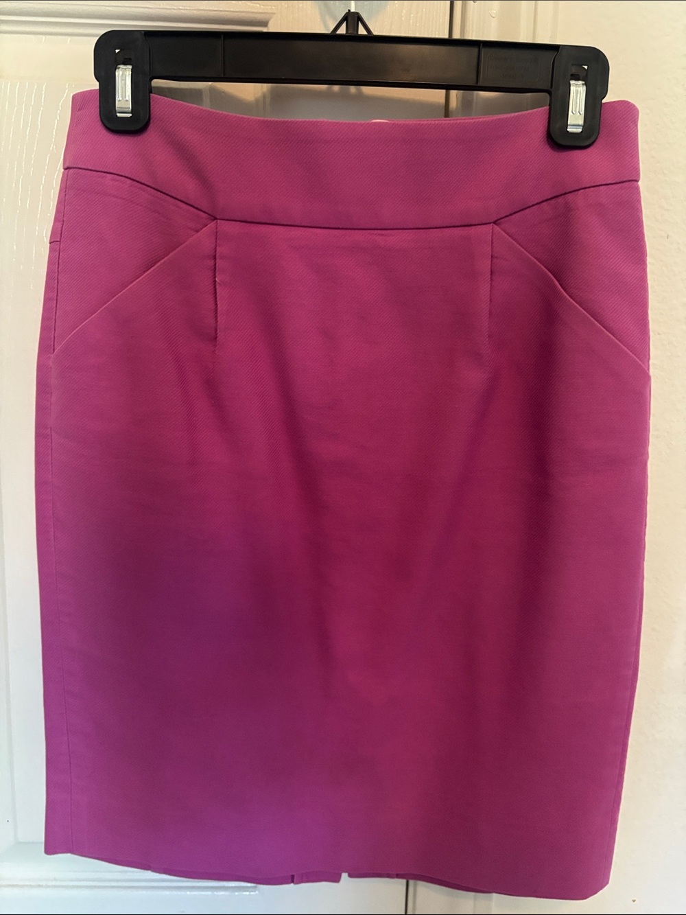 J. Crew Magenta Pencil Skirt